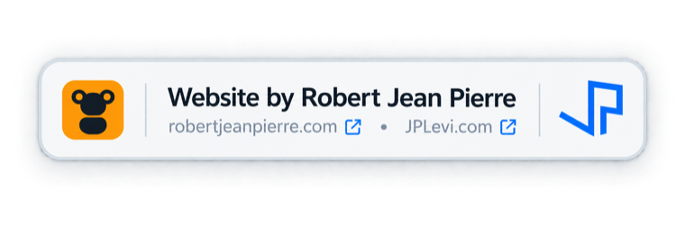 Website by Robert Jean Pierre